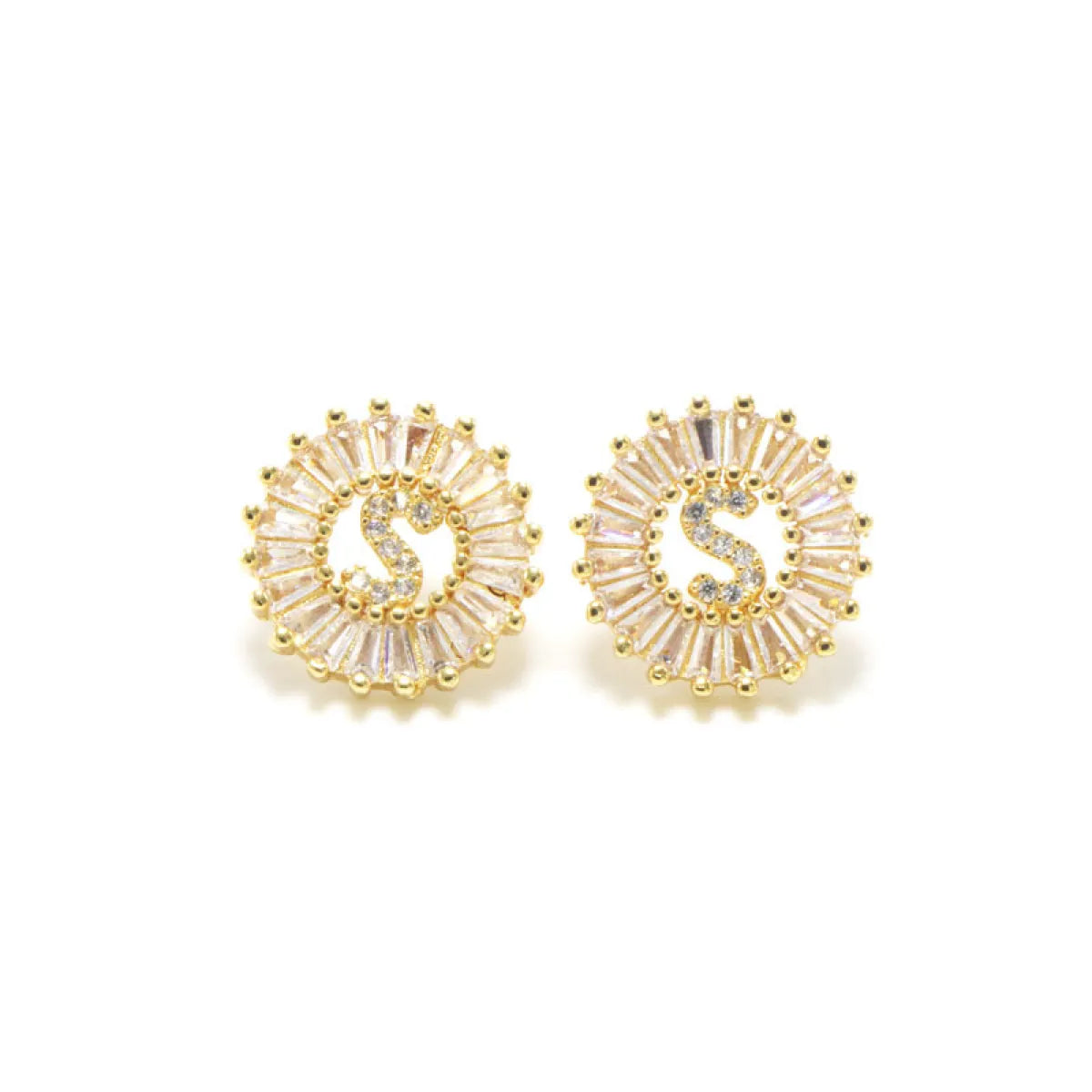 【LAST DAY 49% OFF】Initial Letter Pendant Earrings