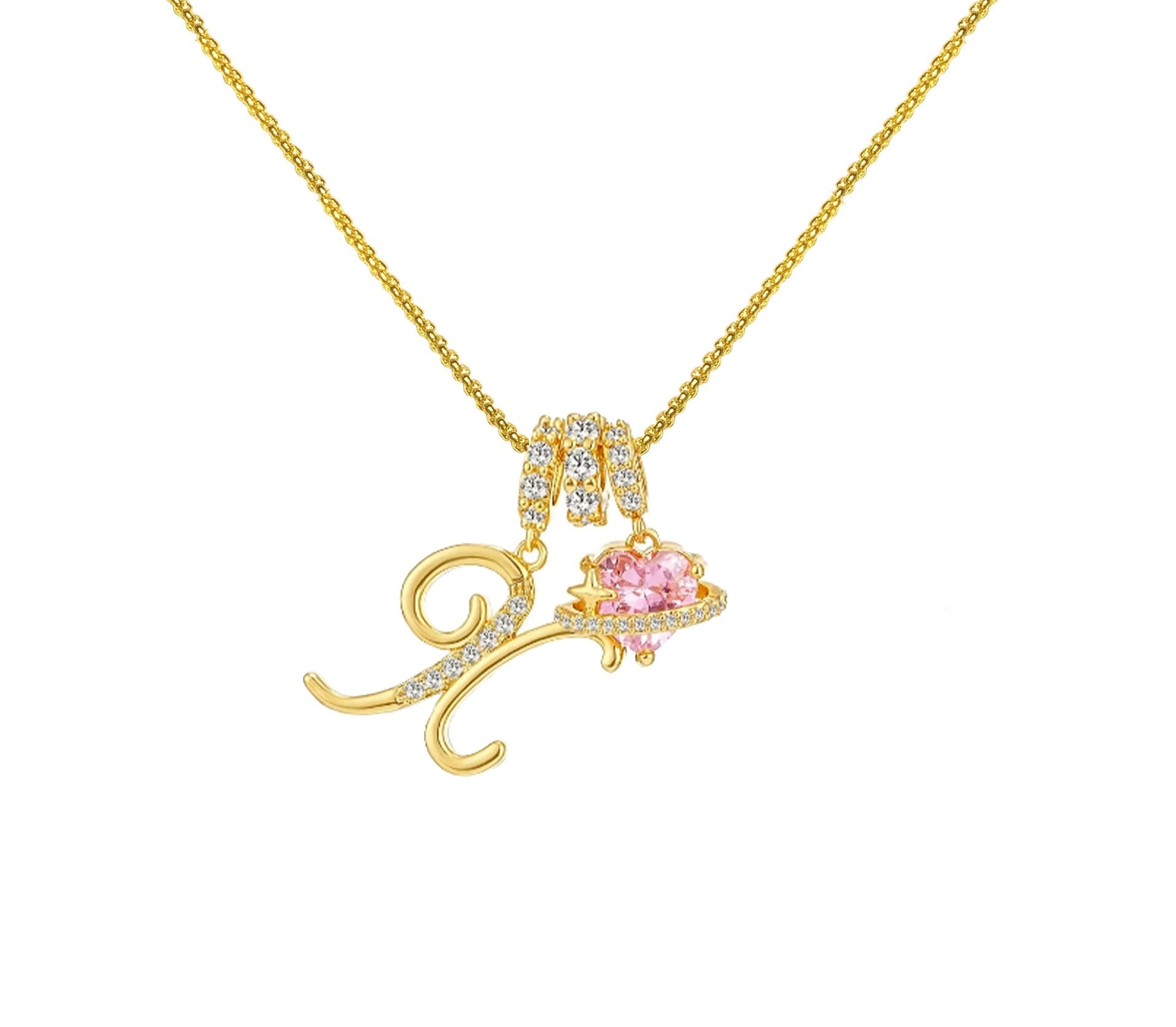 đPersonalized Gifts-Initial Letter Necklace ăAâZă