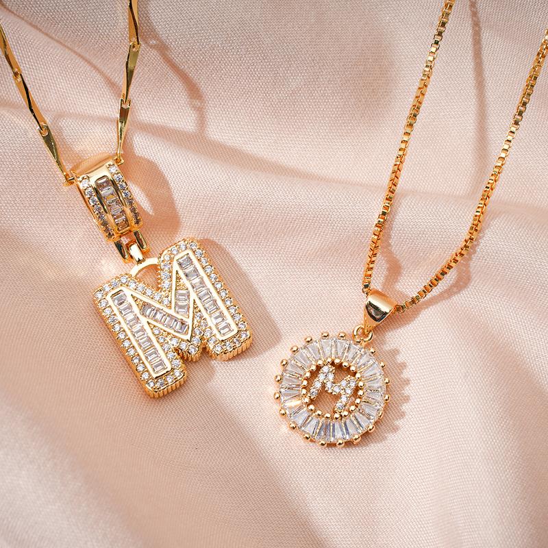 【LAST DAY 49% OFF】2 Pack - Initial Letter Pendant Necklaces