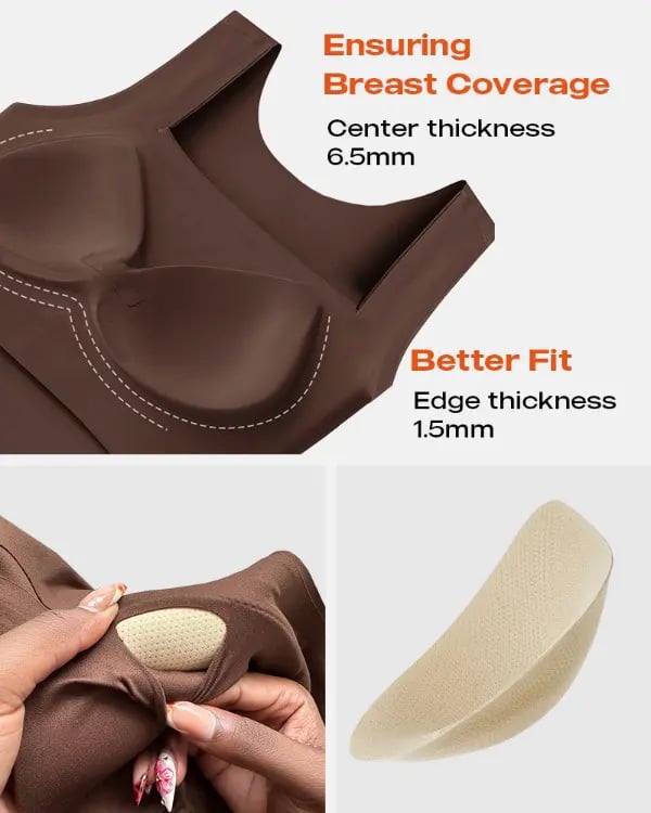 š„U Neck Shapewear Built-in Bra Tank