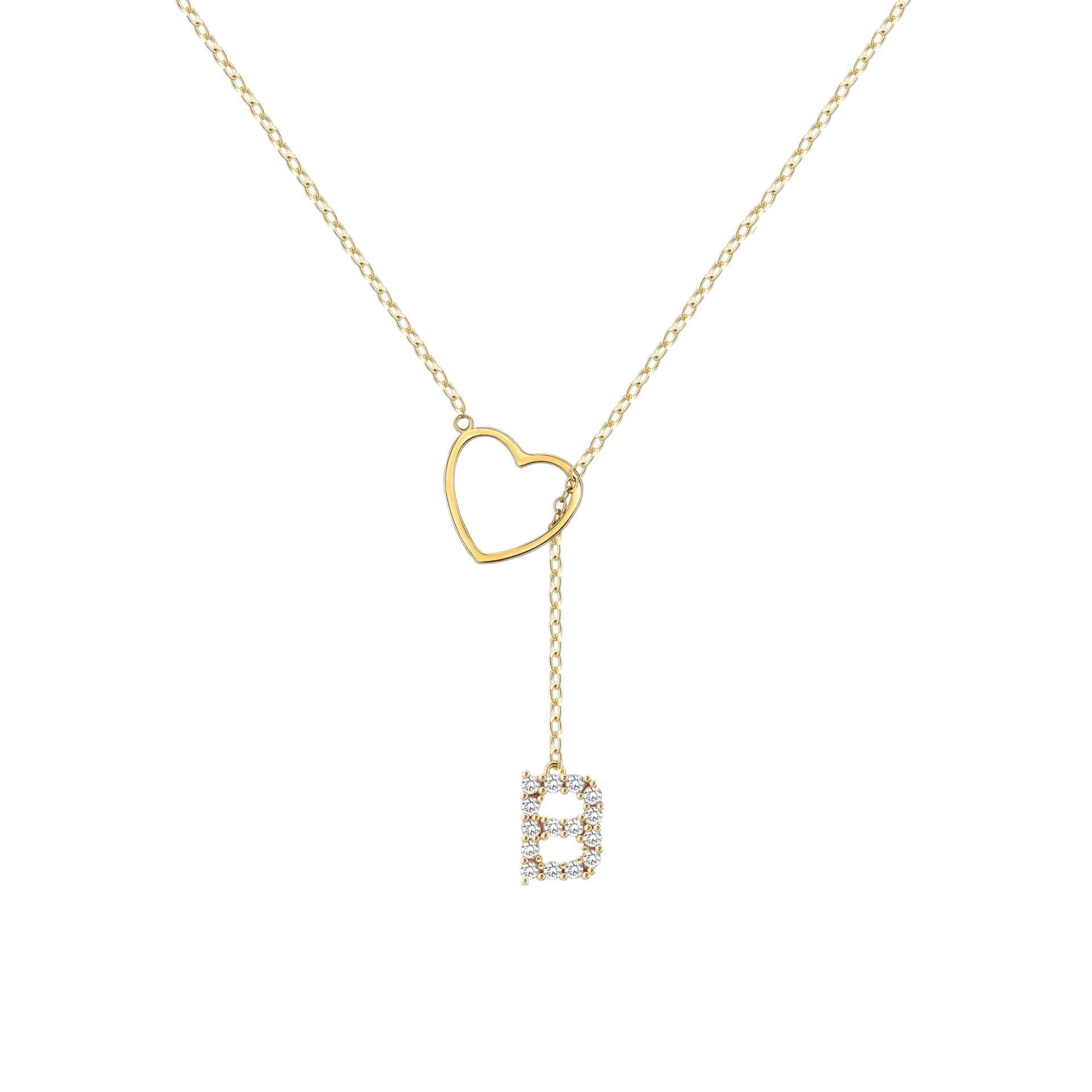 š„Limited Inventory Availableā”Letter Heart Design Personalized Trendy Charm Necklaces