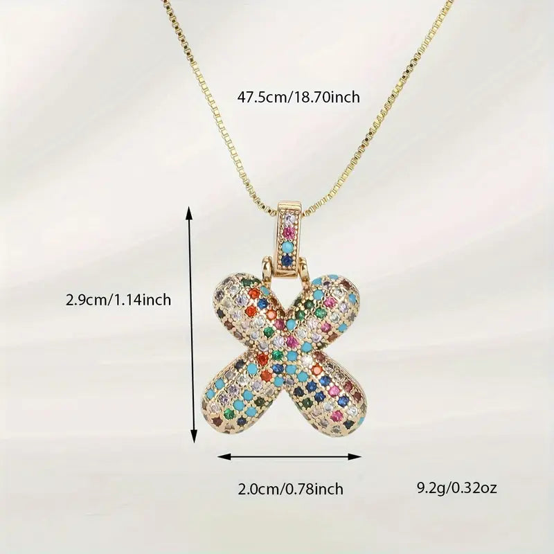 Bubble Letter Necklace