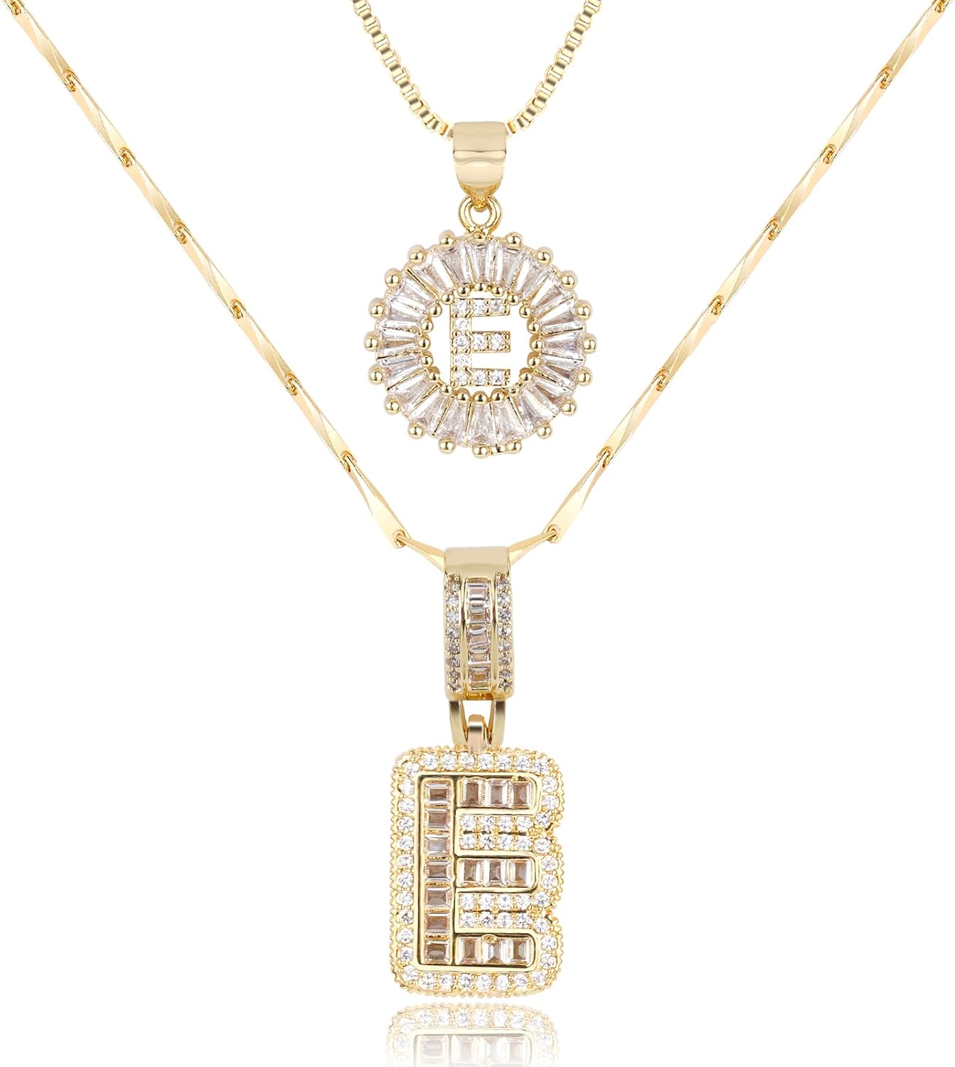 【LAST DAY 49% OFF】2 Pack - Initial Letter Pendant Necklaces