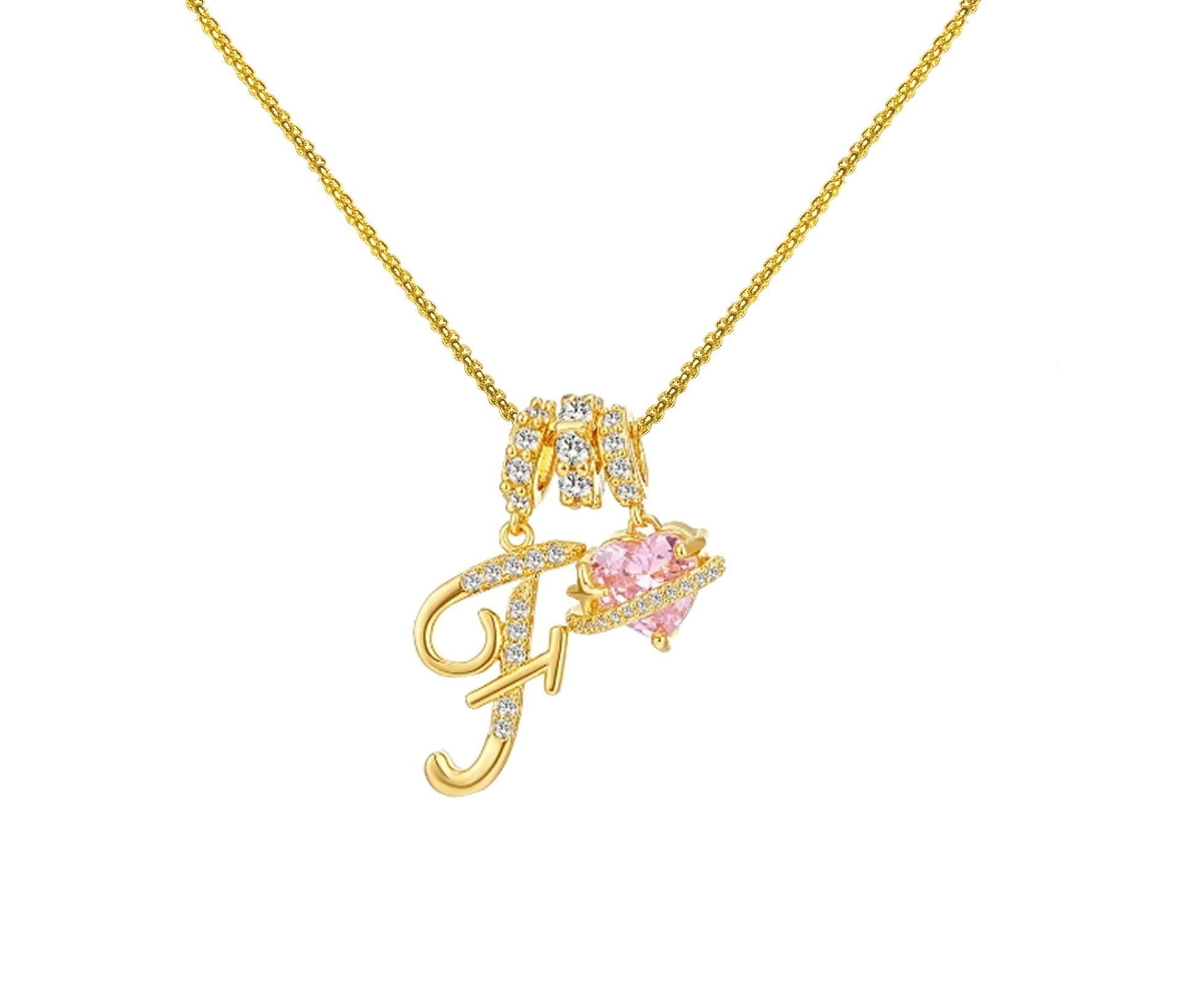 đPersonalized Gifts-Initial Letter Necklace ăAâZă