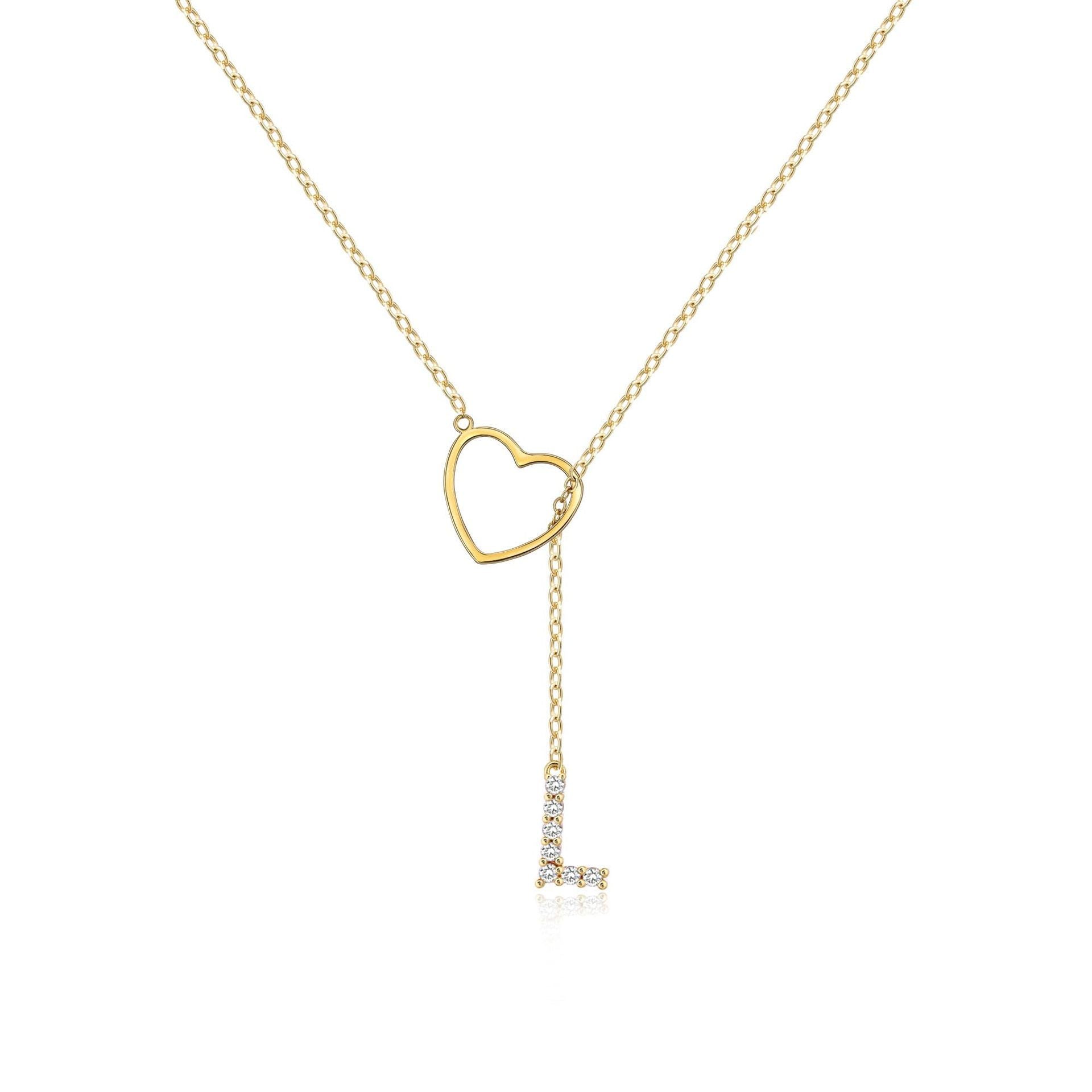 š„Limited Inventory Availableā”Letter Heart Design Personalized Trendy Charm Necklaces