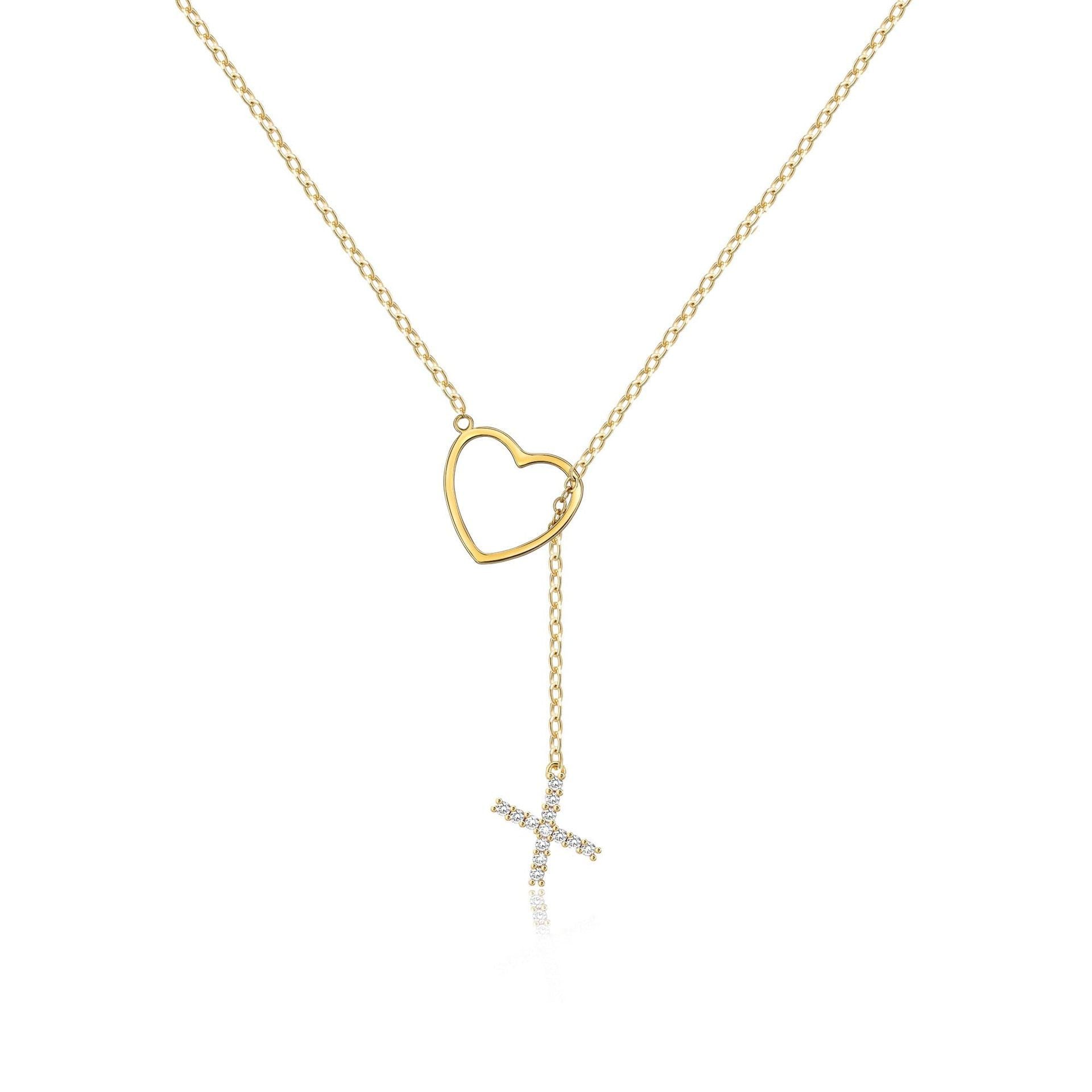 š„Limited Inventory Availableā”Letter Heart Design Personalized Trendy Charm Necklaces