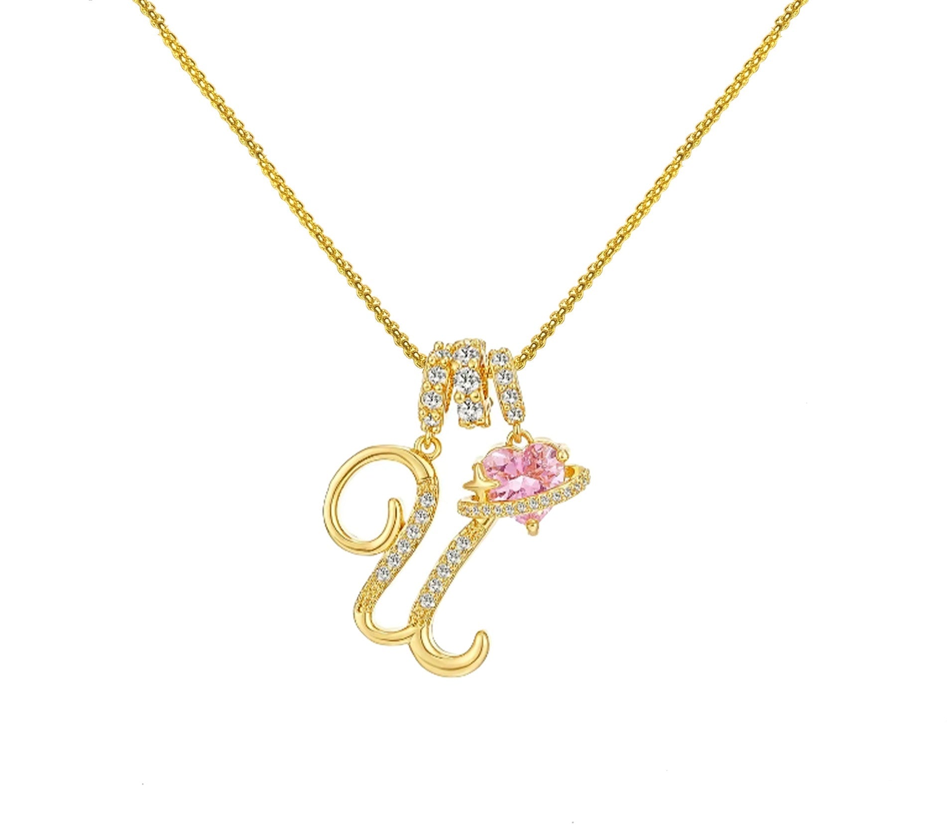 đPersonalized Gifts-Initial Letter Necklace ăAâZă