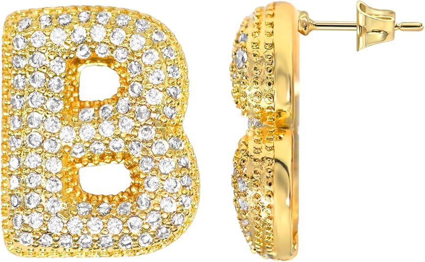 【LAST DAY 49% OFF】 Initial Letter Earrings