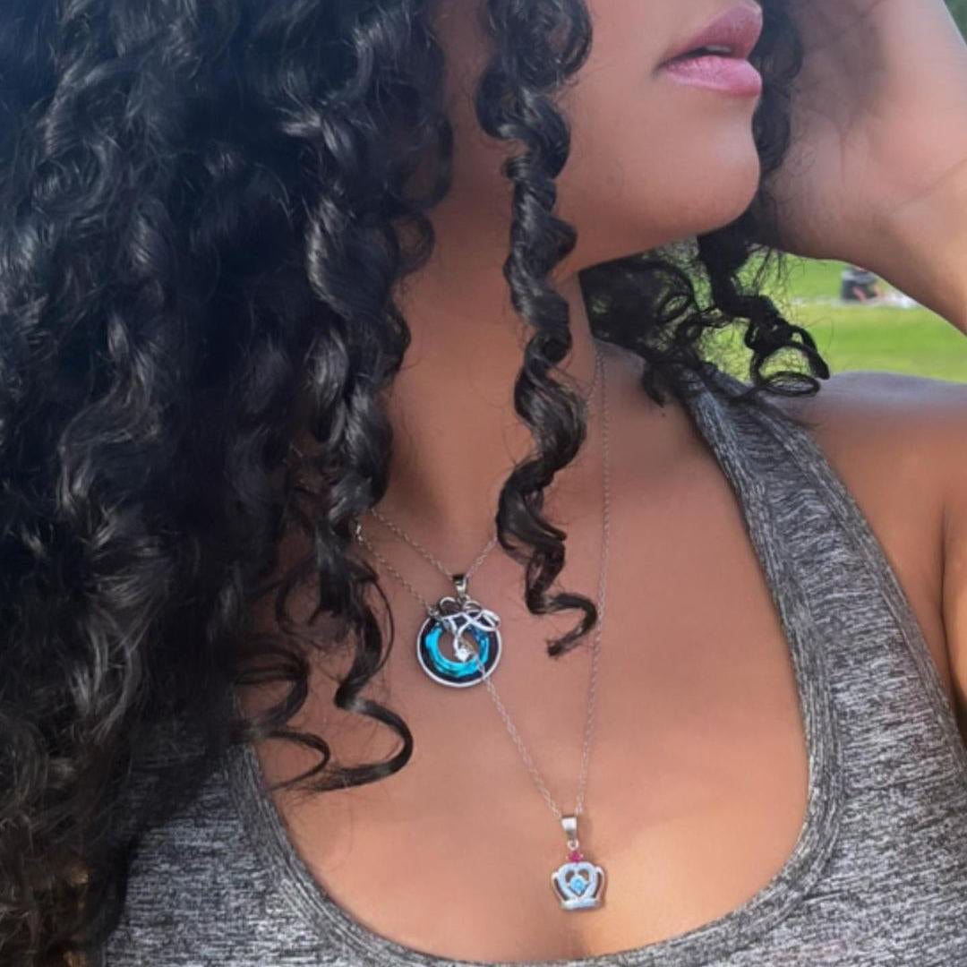FOR BONUS DAUGHTER-LOVE YOU WITH ALL MY HEART NECKLACE