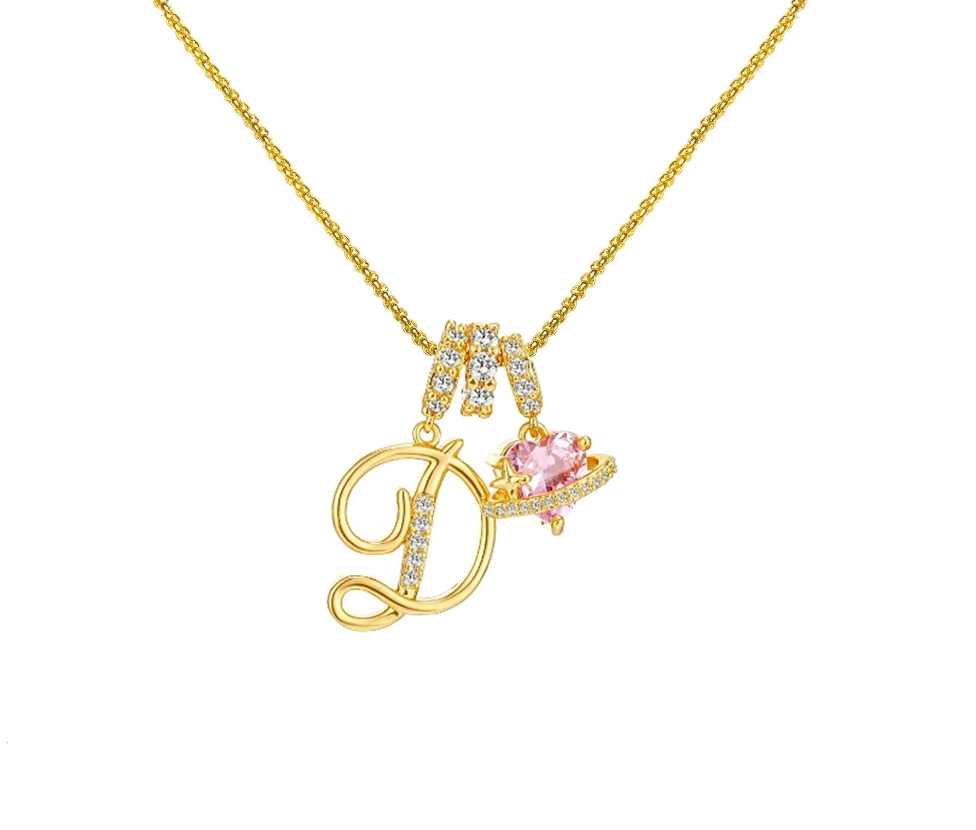 đPersonalized Gifts-Initial Letter Necklace ăAâZă