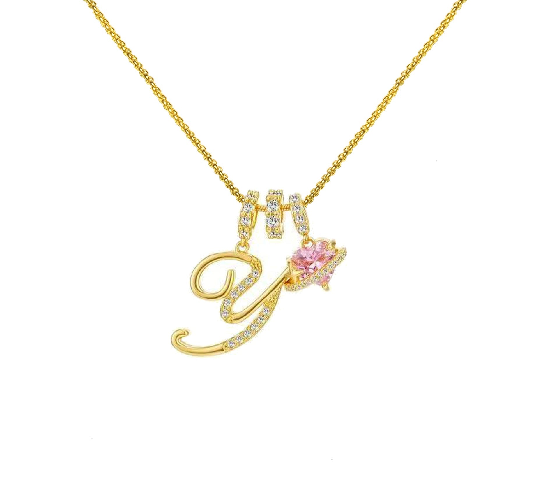 đPersonalized Gifts-Initial Letter Necklace ăAâZă