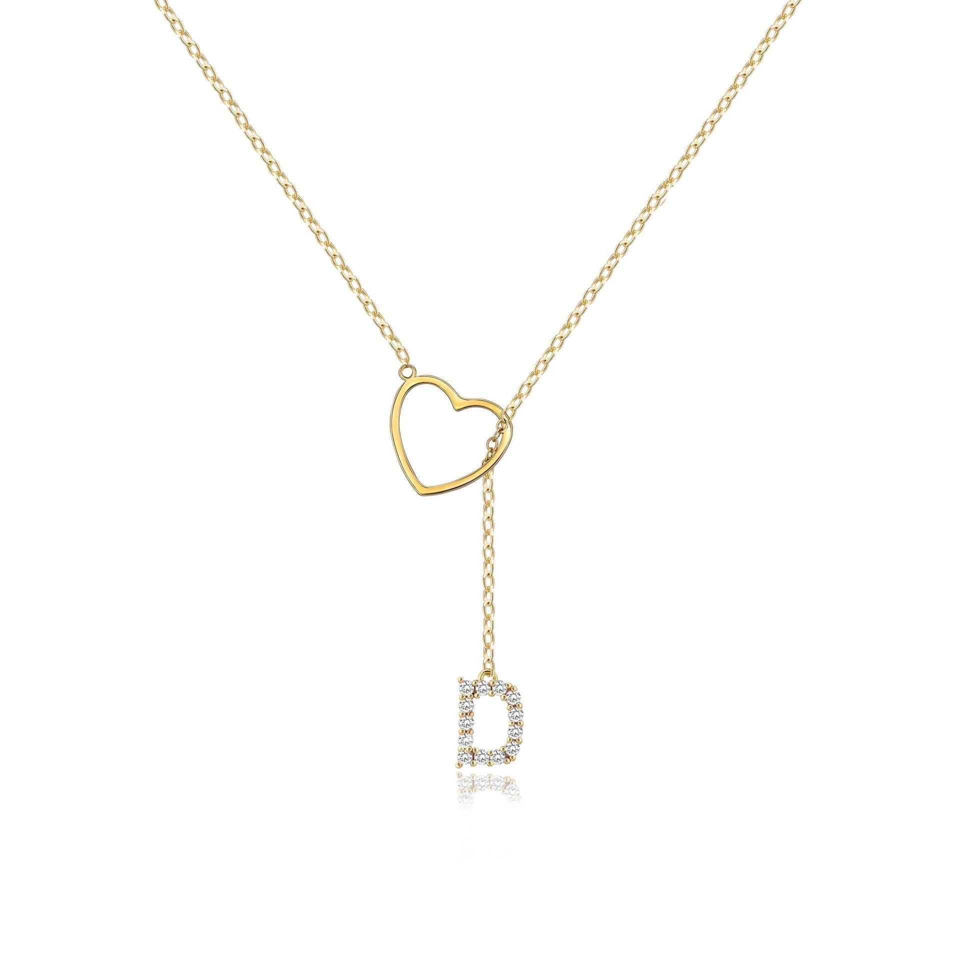 š„Limited Inventory Availableā”Letter Heart Design Personalized Trendy Charm Necklaces