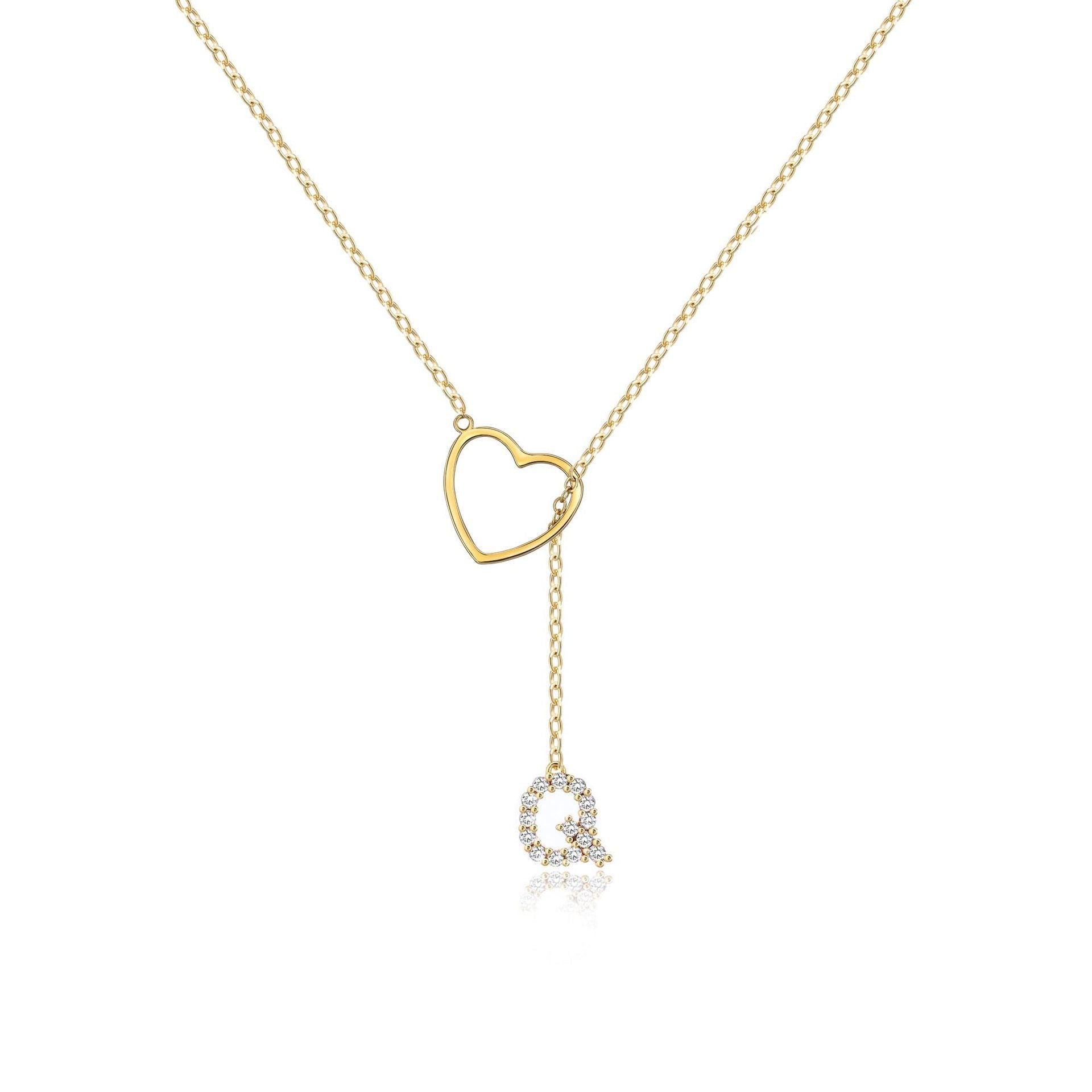 š„Limited Inventory Availableā”Letter Heart Design Personalized Trendy Charm Necklaces
