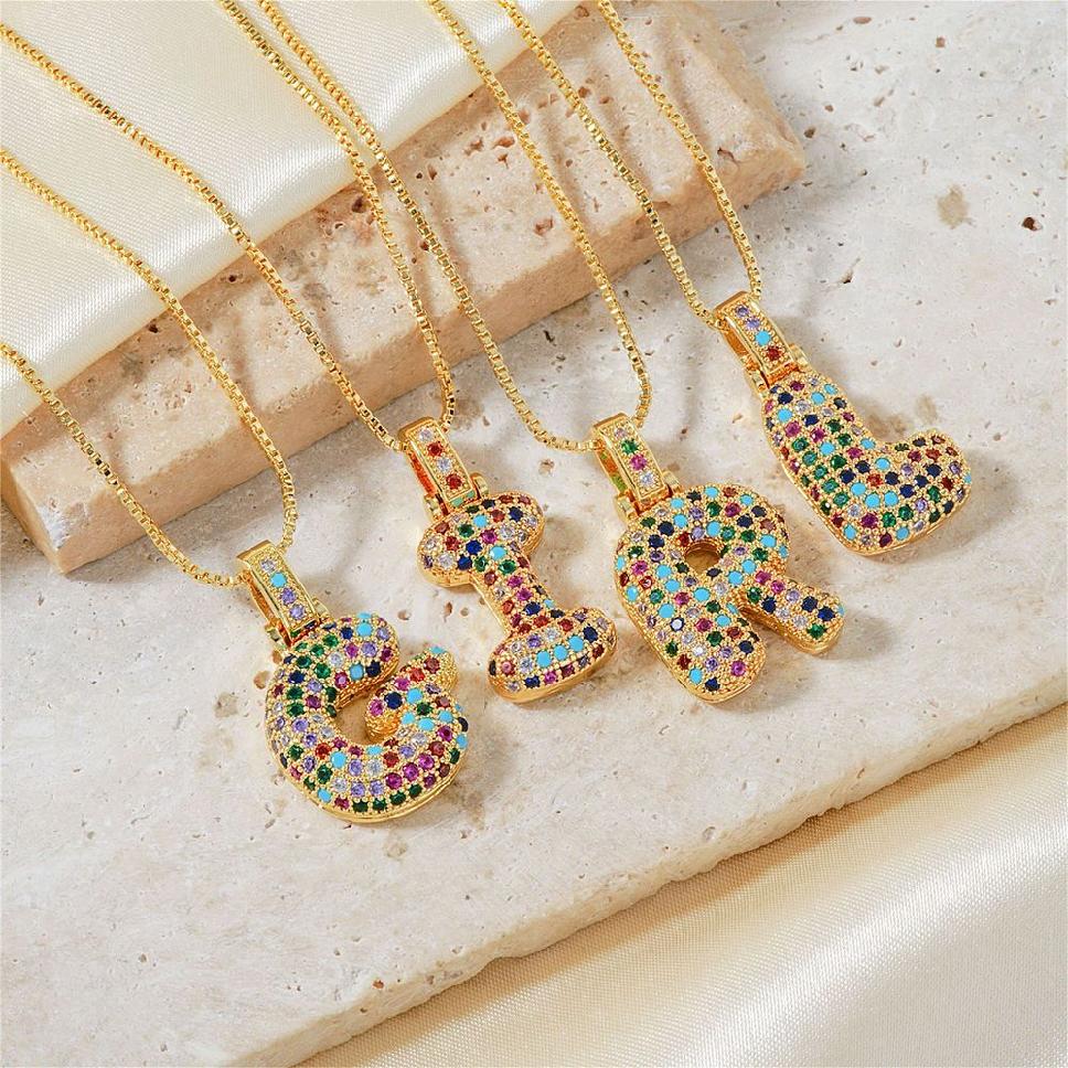 Bubble Letter Necklace