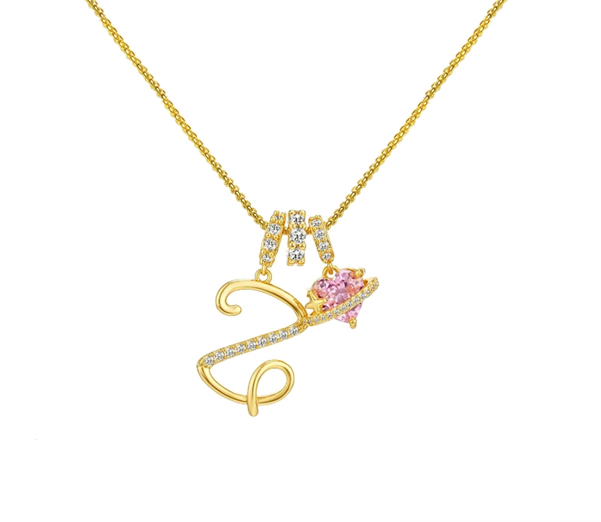 đPersonalized Gifts-Initial Letter Necklace ăAâZă