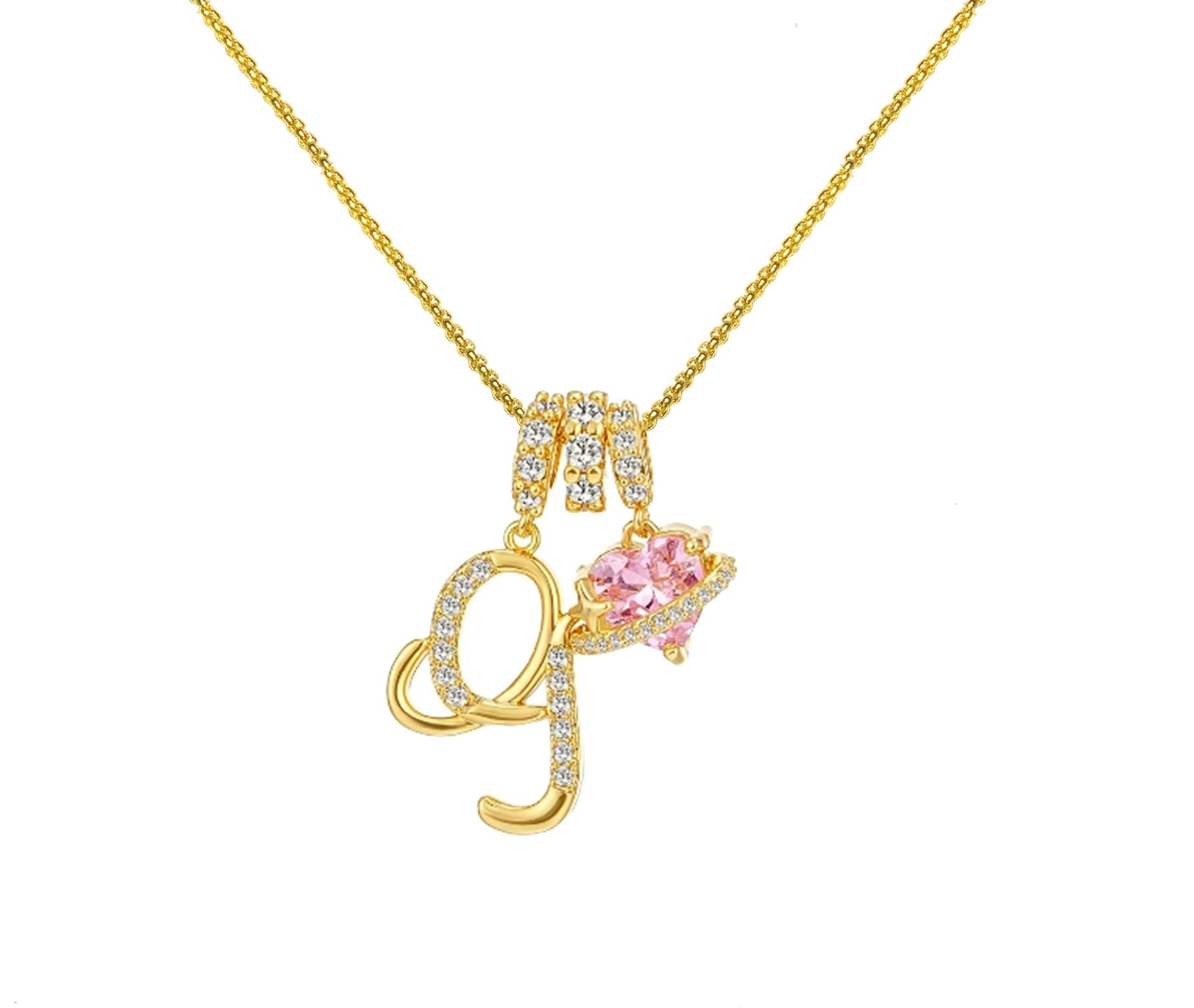 đPersonalized Gifts-Initial Letter Necklace ăAâZă