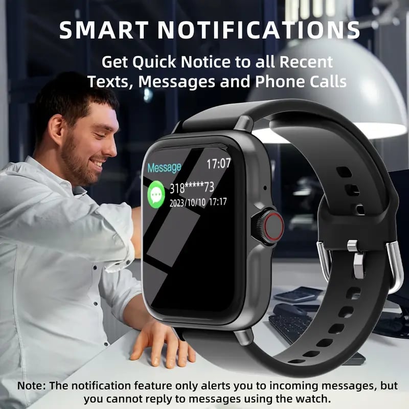 Only 19.99$ This Week🎁🔥All day Fitness Monitoring💯Bluetooth fashion smart watch⌚