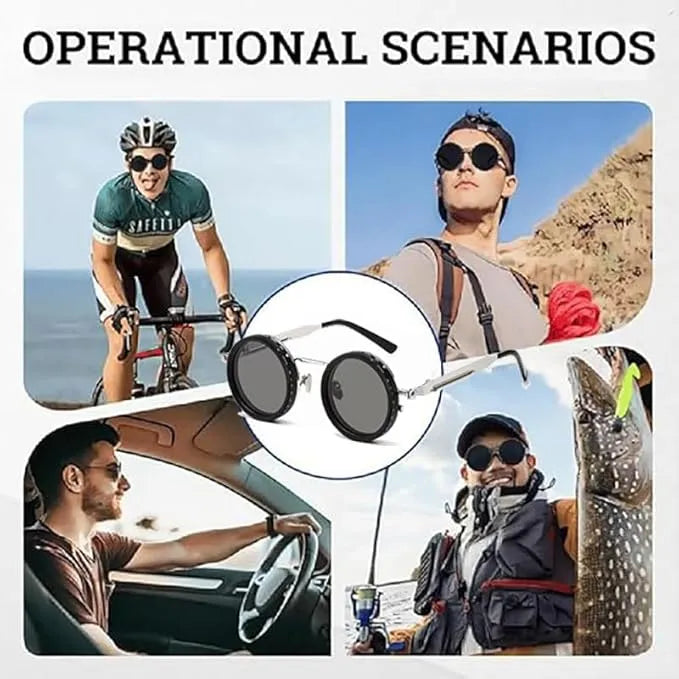 💥Last Day Promotion 49% OFF -🌟Retro Adjustable Tint Polarized Sunglasses
