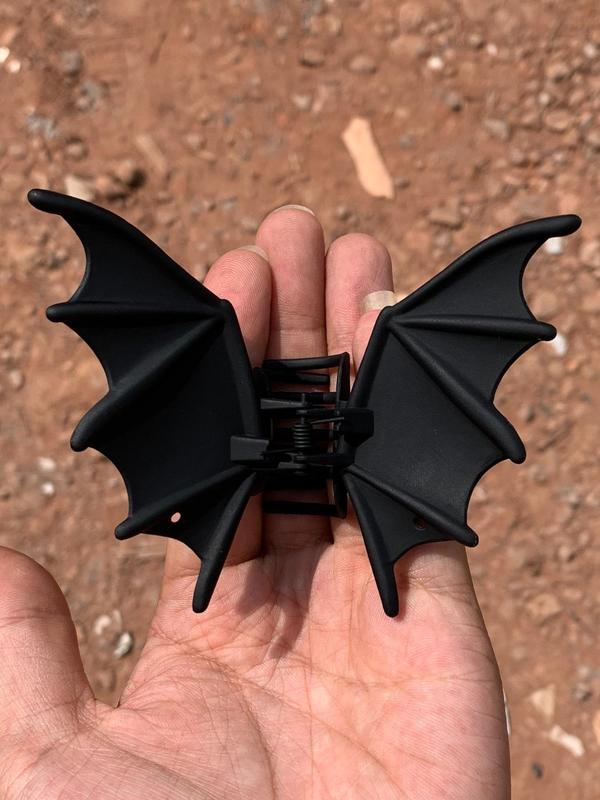 Punk Style Ponytail Hair Accessories -Halloween Bat Hair Claw