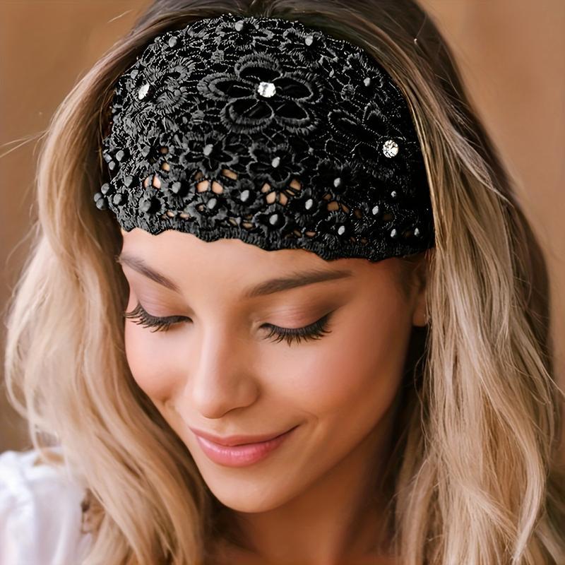 🔥Last Day Buy 1 Get 2 Free🔥Boho-chic Crystal & Pearl Embellished Wide Headbands