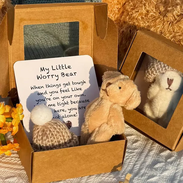 🚨Hot Deal-$12.99 Only Today⏰Handmade Mini Plush Teddy Bear in Box🎁
