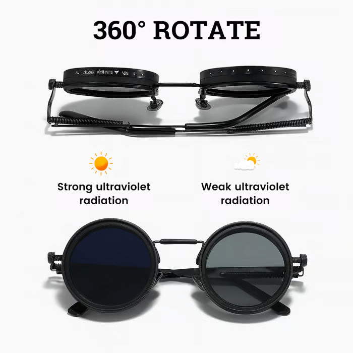 💥Last Day Promotion 49% OFF -🌟Retro Adjustable Tint Polarized Sunglasses