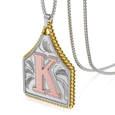 Custom Handmade Cow Tag Western Necklace