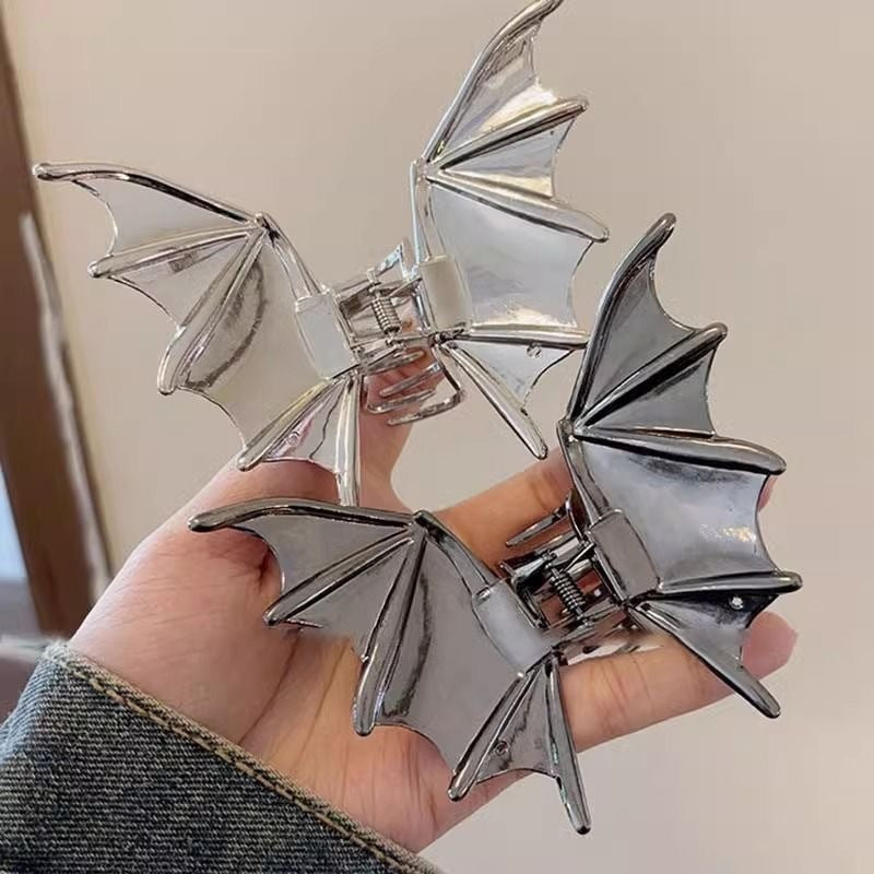 Punk Style Ponytail Hair Accessories -Halloween Bat Hair Claw