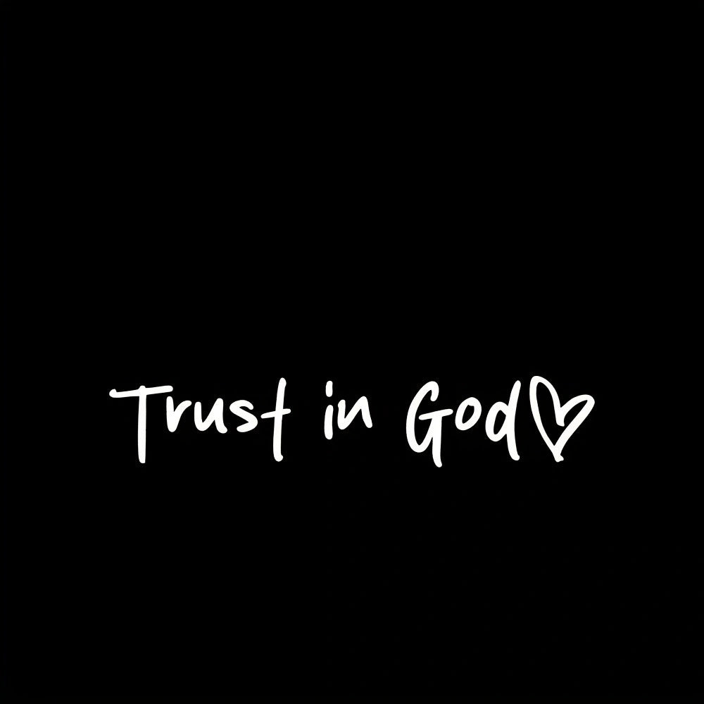 Fashion Faith Jesus God Car Letter Sticker