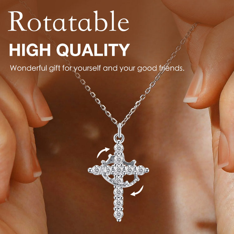 ✝️The Eternal Cross & Crown Necklace👑