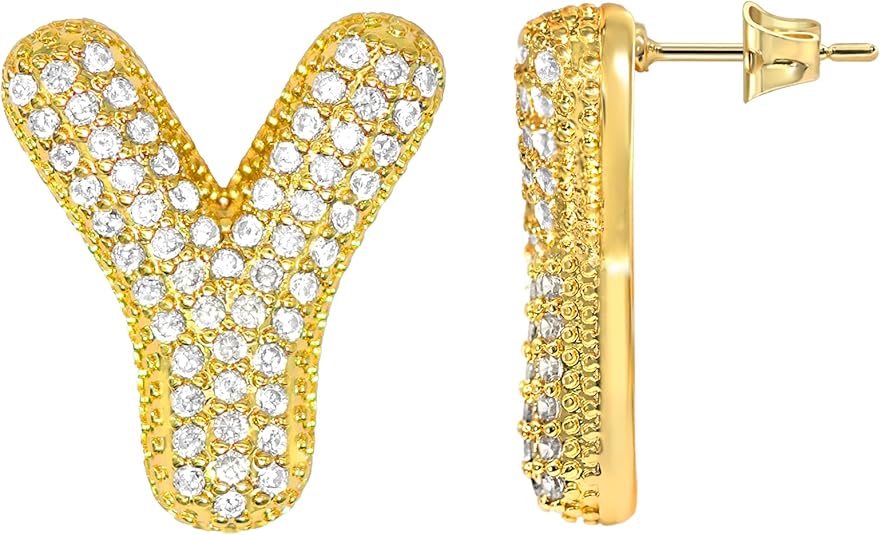 【LAST DAY 49% OFF】  Initial Letter Earrings