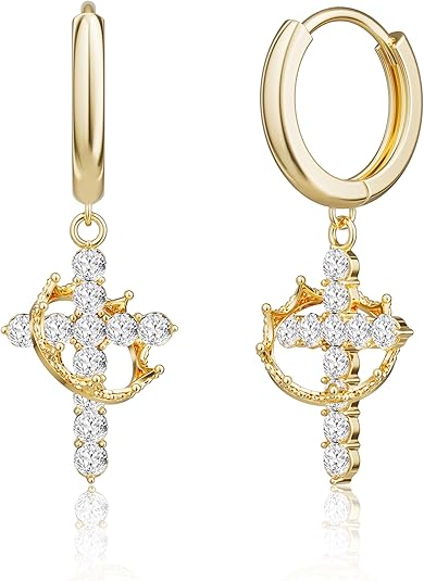 The Eternal Cross & Crown Necklace