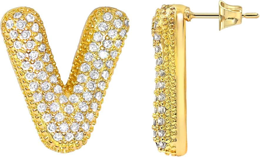 【LAST DAY 49% OFF】  Initial Letter Earrings