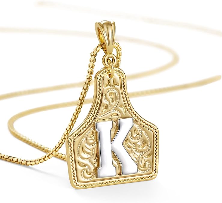 【LAST DAY 48% OFF】Western Cowgirl Initial Necklace
