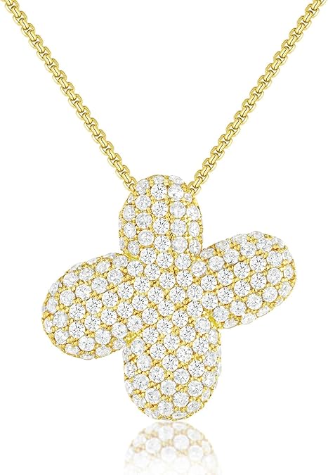 【LAST DAY 49% OFF】Bubble Initial Diamond Necklace