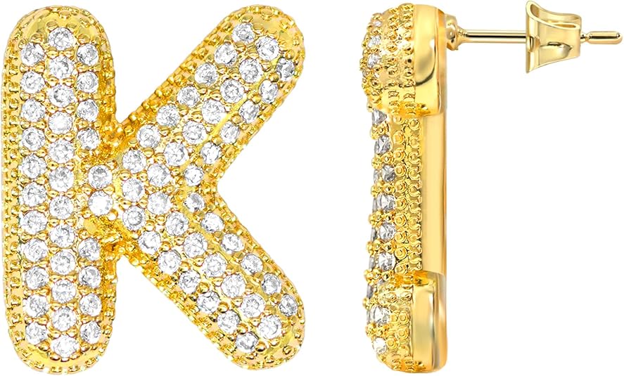 【LAST DAY 49% OFF】  Initial Letter Earrings