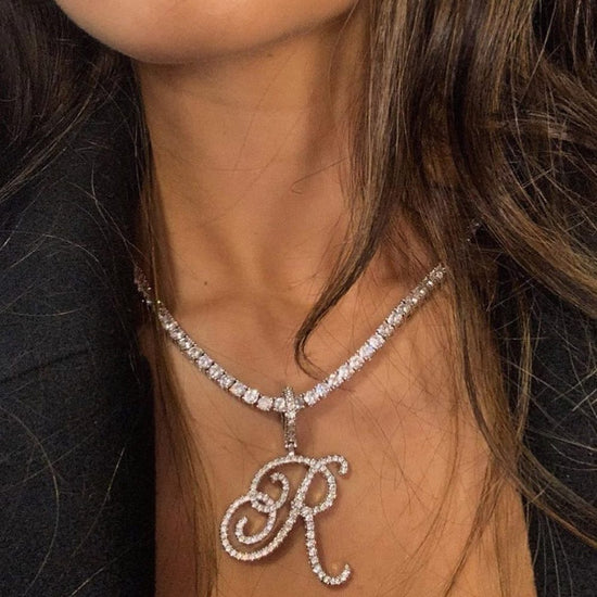 【Final 3-hour Preferential Deal💥】Personalised A-Z Cursive Initial Letter Name Necklace