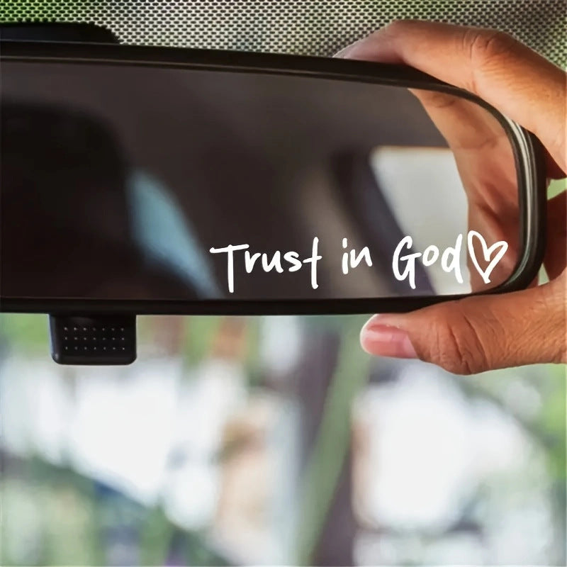 Fashion Faith Jesus God Car Letter Sticker