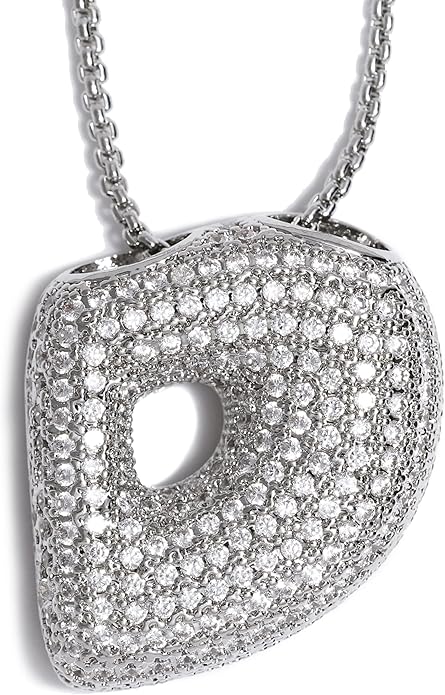 【LAST DAY 49% OFF】Bubble Initial Diamond Necklace