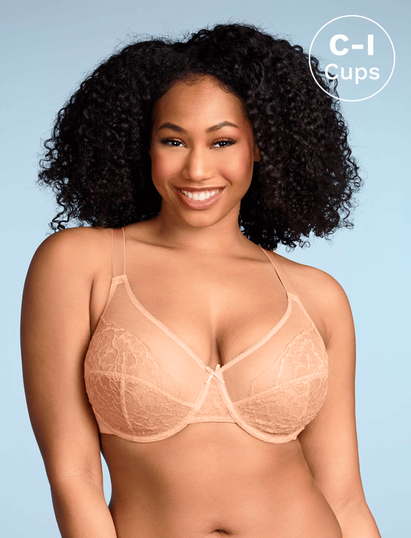 🔥LAST DAY 49% OFF🔥Minimizer Bra for Women - Plus Size Mermaid Scales Lace Bra Full Coverage for Heavy Breast