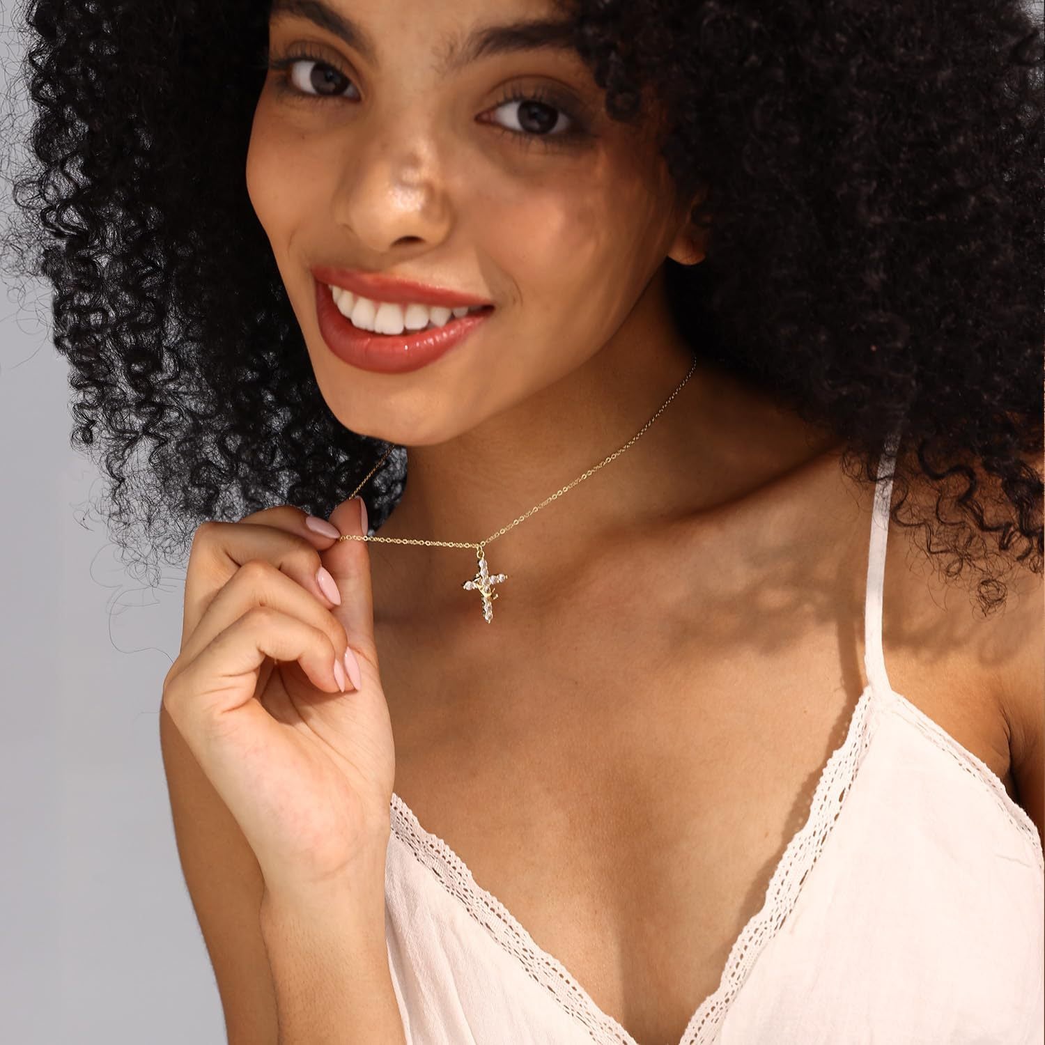 The Eternal Cross & Crown Necklace
