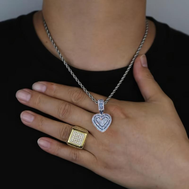 【LAST DAY 49% OFF】Hip Hop Heart Necklace