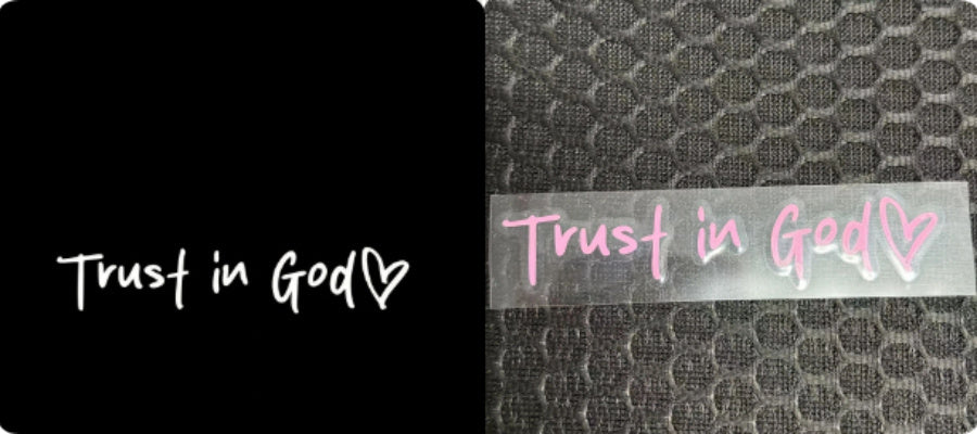 Fashion Faith Jesus God Car Letter Sticker