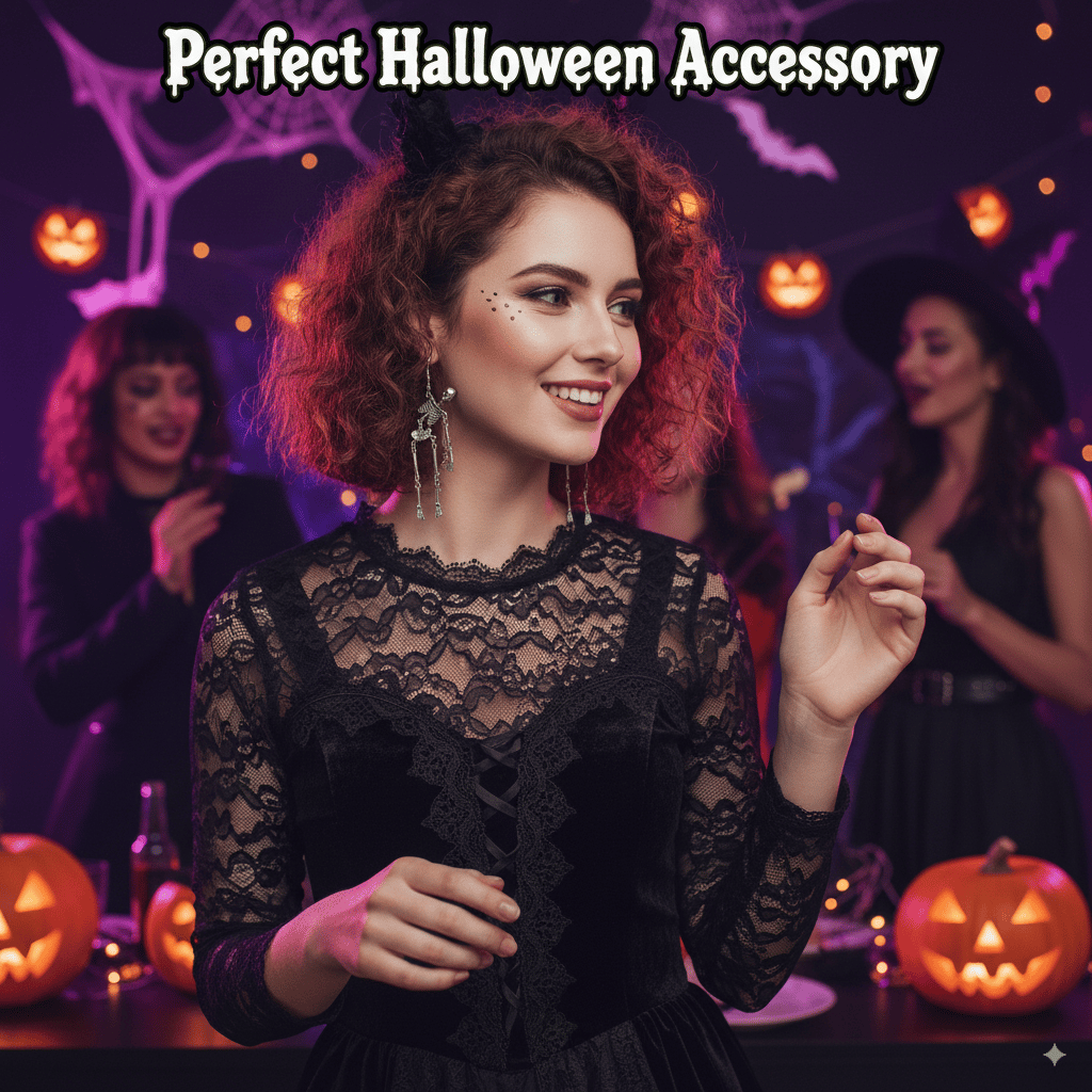 Halloween Skeleton Joint Stud Earrings