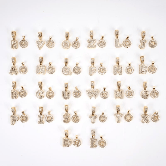 【LAST DAY 48% OFF】2 Pack - Initial Letter Pendant Necklaces