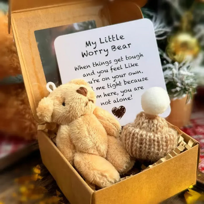 🚨Hot Deal-$12.99 Only Today⏰Handmade Mini Plush Teddy Bear in Box🎁