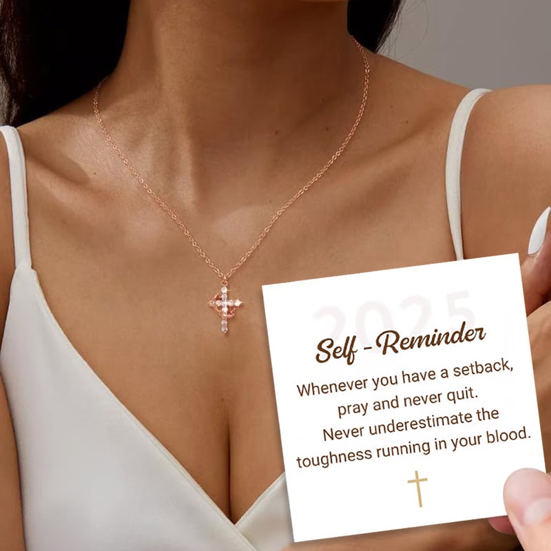 ✝️The Eternal Cross & Crown Necklace👑