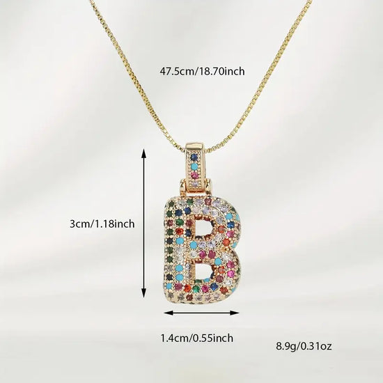 Bubble Letter Necklace