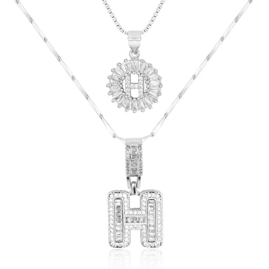 【LAST DAY 48% OFF】2 Pack - Initial Letter Pendant Necklaces