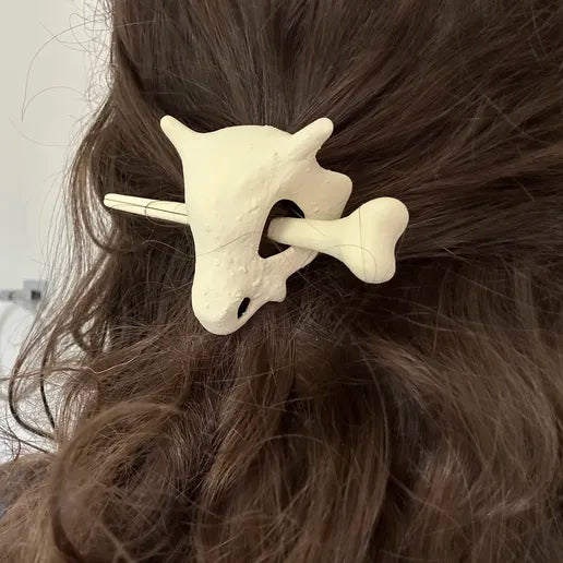 Gothic Style Ponytail Hair Accessories -Halloween Crow Hair Pin